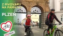 Na kole z centra Plzně na rotundu, Radyni i na zámek Kozel