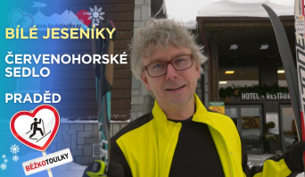 Z Červenohorského sedla na Praděd I Běžkotoulky z Jeseníků