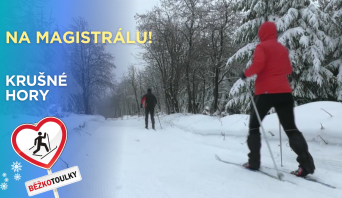 Krušnohorská magistrála na běžkách s Vilémem Dubničkou a Janou Benke