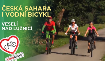 Cykloráj v Jižních Čechách: Veselské pískovny, rosnatka, zámek Jemčina a jez Metel na kole Cykloráj v Jižních Čechách: Veselské pískovny, rosnatka, zámek Jemčina a jez Metel na kole