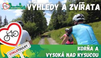 Korňa a Vysoká nad Kysucou: výhledy i zvířata na na cestách